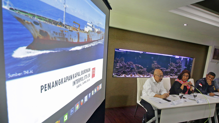 Kapal Pencuri Ikan Buronan Interpol Ditangkap di Pulau Weh