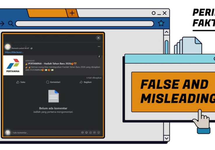 [HOAKS atau FAKTA]: Momen Pergantian Tahun Baru, PT Pertamina Bagi-Bagi Duit Rp 1,5 Juta untuk Masyarakat