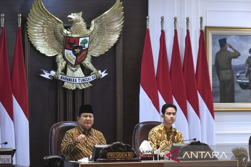 Arahan Prabowo di Rapat Perdana Kabinet Merah Putih Menukik Tanpa Bertele-tele