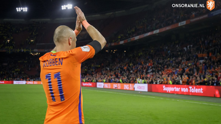 Robben Pensiun dari Timnas Belanda