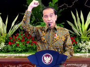 Jokowi Pamer Capaian Vaksinasi di HUT PDIP