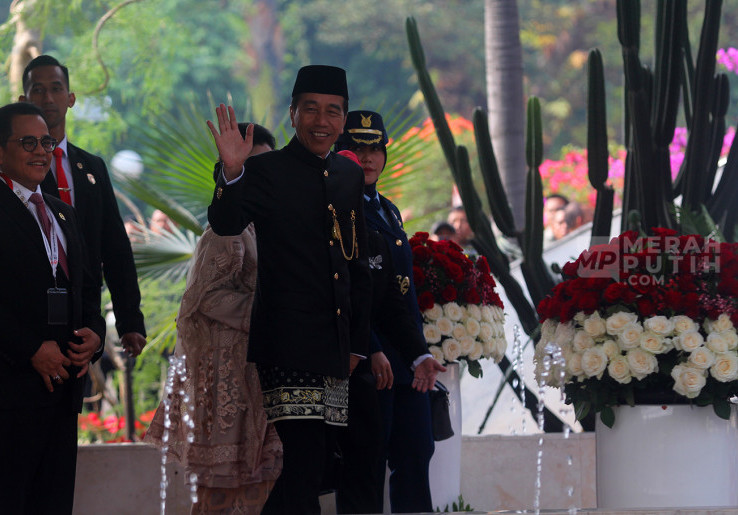 Presiden Joko Widodo Kenakan Baju Adat Betawi Hadiri Sidang Tahunan MPR