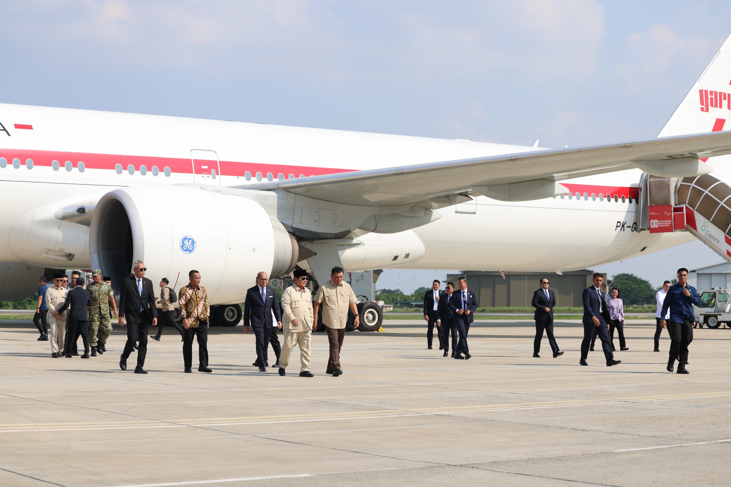 Tiba di Indonesia Usai KTT Perdamaian Gaza, Prabowo Yakin Capai Perdamaian Keseluruhan