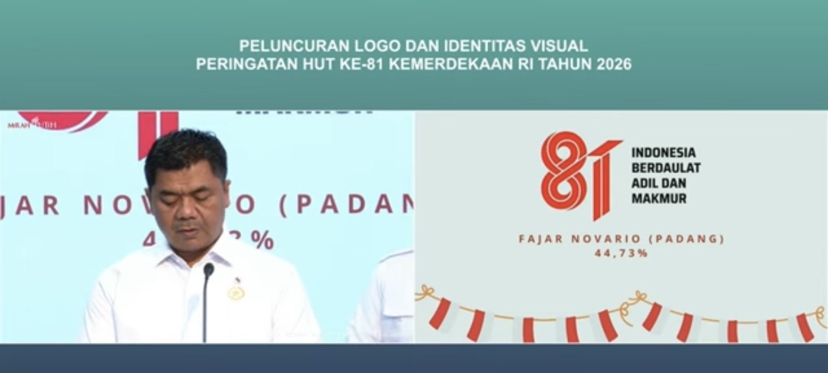 Logo Resmi HUT ke-81 RI Diluncurkan, Karya Fajar Novario Raih Suara Terbanyak