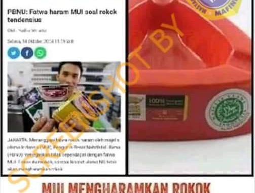 Tangkapan layar hoaks. (Foto: Antara)