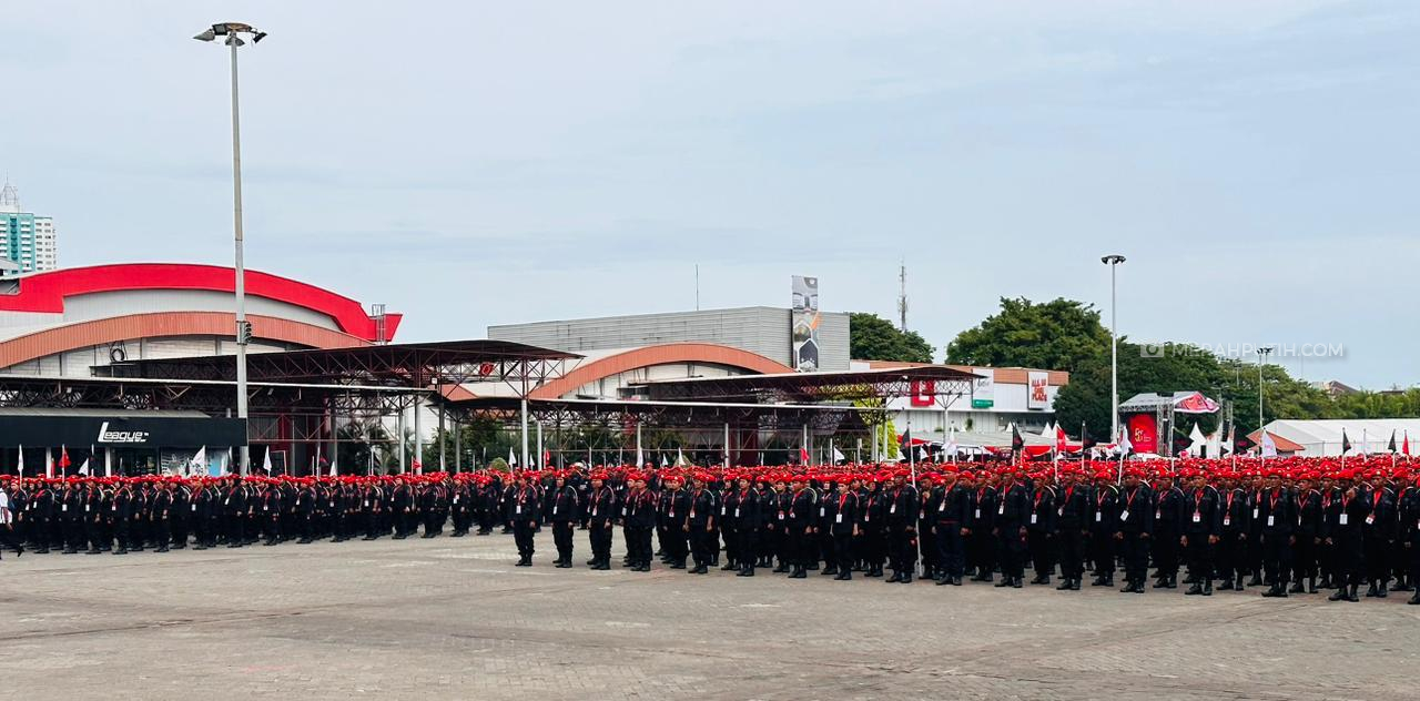 Ribuan Kader Mulai Berdatangan ke JIExpo Kemayoran Hadiri HUT ke-50 PDIP