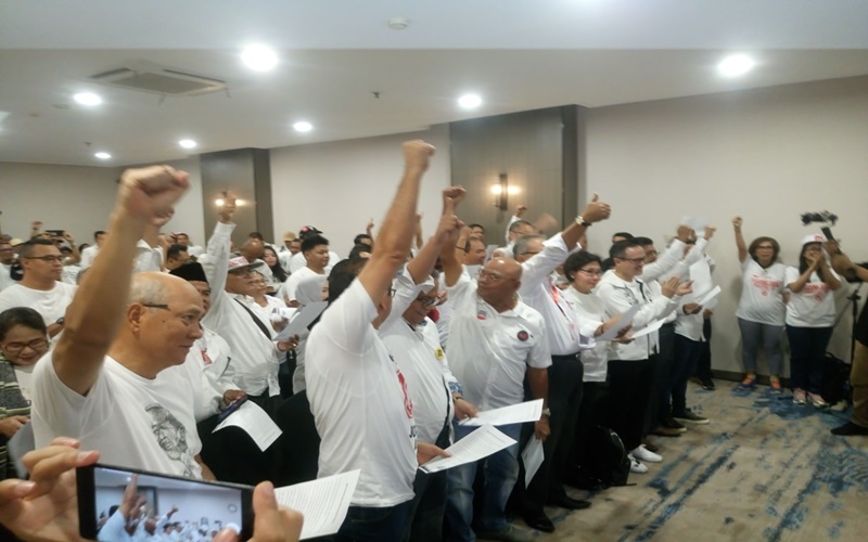 Deklarasi dukungan advokat pengawal Pancasila kepada pasangan Jokowi-Ma'ruf