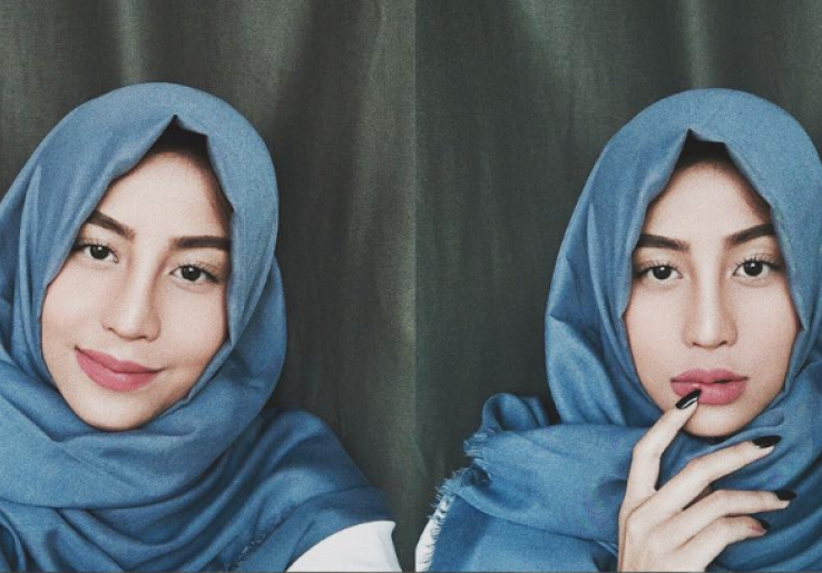 Awkarin Pakai Kerudung, Ini Respon Netizen