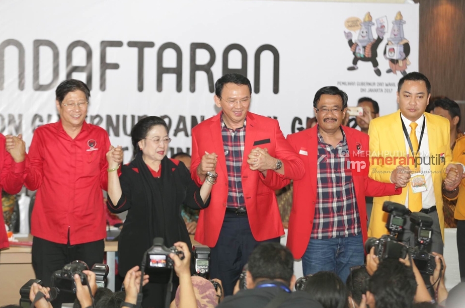 BTP bersama Ketua Umum PDIP Megawati Soekarnoputri
