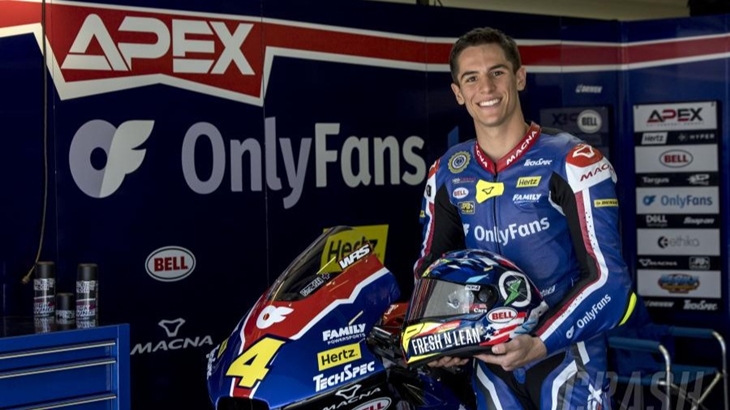 OnlyFans Sponsori Tim Balap Moto2 American Racing 