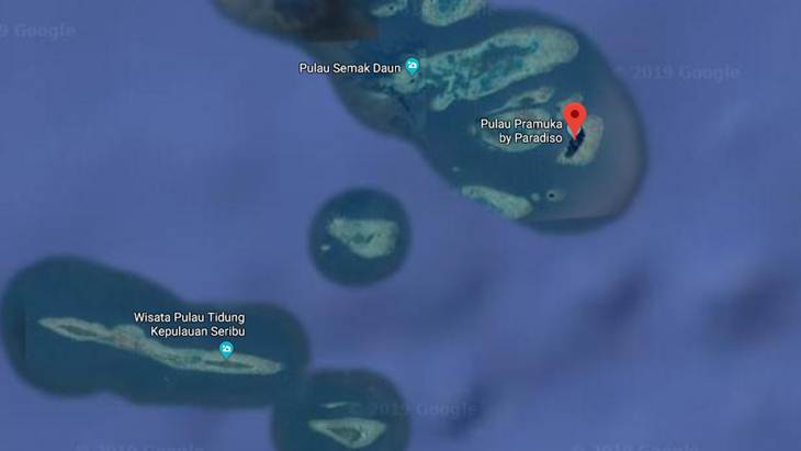 Gugusan Kepulauan Seribu. (Foto: Google Maps)