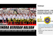 [HOAKS atau FAKTA]: Ribuan Kader Gerindra Deklarasi Dukung Ganjar Capres 2024