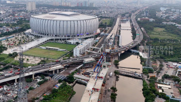 Progres Pembangunan Jalan Tol Layang Harbour Road (HBR) II Penghubung Ancol Timur-Pluit