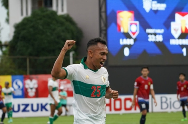 Timnas Indonesia Unggul atas Malaysia di Babak Pertama, Irfan Jaya Borong Dua Gol