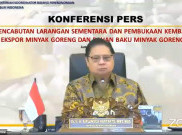 Aturan Ekspor Dibuka, Airlangga Jamin Ketersediaan Minyak Goreng dalam Negeri