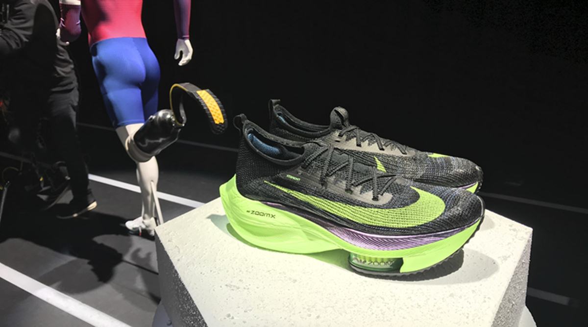 Nike ZOOM AlphaFly Next%. (Foto The Indian Express)