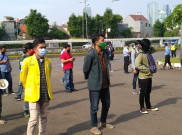 Hampir Seribu Personel Gabungan Jaga Demo Mahasiswa Aliansi BEM SI