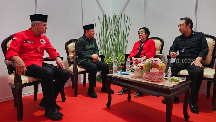 Ganjar Pranowo Tiba di GBK, Ikut Hadiri Peringatan Bulan Bung Karno