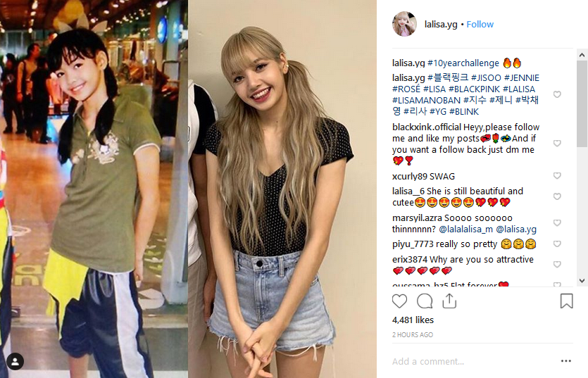 Data ini dipakai oleh mesin pengenal wajah (Sumber: Instagram/lalisa.yg's profile picture lalisa.yg)