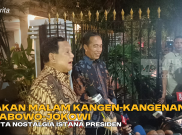 Makan Malam Kangen-kangenan Prabowo-Jokowi, Cerita Nostalgia Istana Presiden