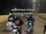 Viral! Pemotor Ubah JLNT Casablanca Jadi Arena Pamer Modifikasi Berakhir di Kantor Polisi