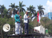  Demo di Monas, Ratusan Mahasiswa Tuntut Amien Rais Ditangkap