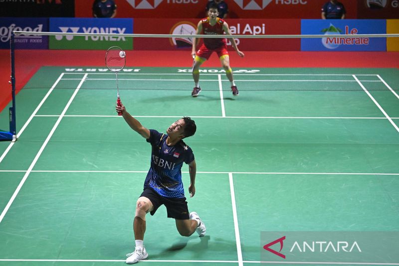 Anthony Ginting Jadi Harapan Terakhir Tuan Rumah di Final Indonesia Open 2023