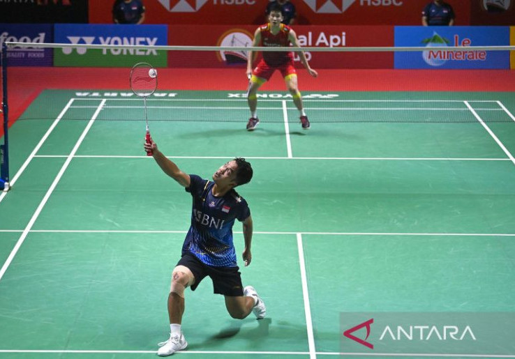 Anthony Ginting Jadi Harapan Terakhir Tuan Rumah di Final Indonesia Open 2023
