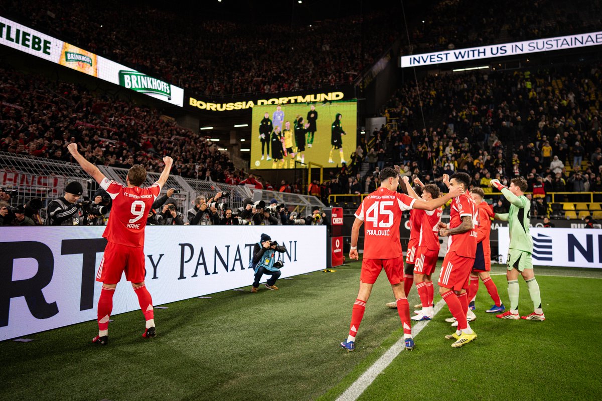 Hasil Liga Jerman Bundesliga: Bayern Munchen Menang Dramatis di Kandang Borussia Dortmund, Semakin Jauh untuk Dikejar