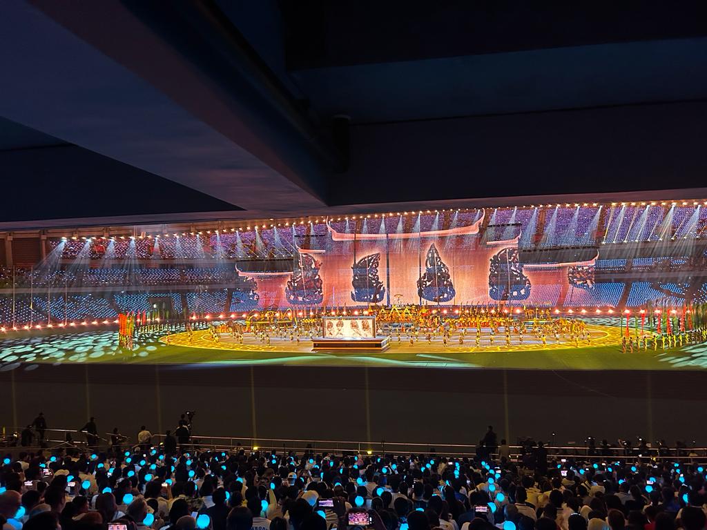 Gemerlap Keindahan Kerajaan Khmer di Pembukaan SEA Games 2023