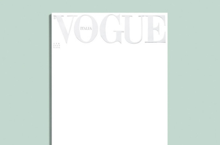 Pertama dalam Sejarah, Vogue Italia Edisi April 2020 Hanya Diisi dengan Cover Putih