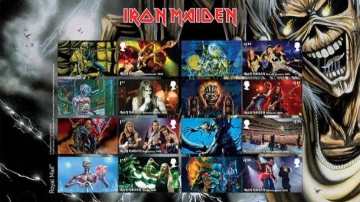 Royal Mail Terbitkan Prangko Edisi Iron Maiden