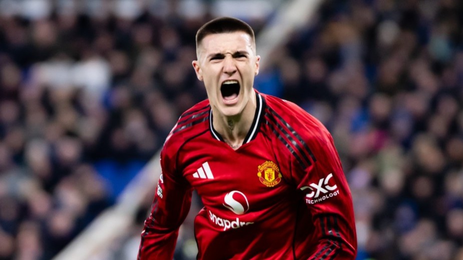 Benjamin Sesko jadi pahlawan Manchester United atas Everton