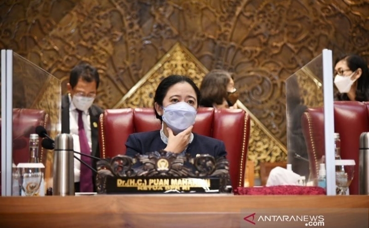 House Speaker Puan Maharani. (ANTARA/HO-DPR RI/MY)