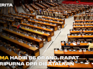 Cuma Hadir 86 Orang, Rapat Paripurna DPR Dibatalkan