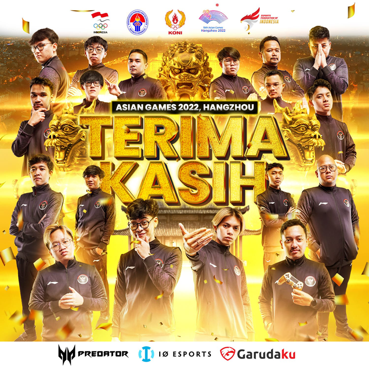 Tim Esports Indonesia Nomor PUBG Mobile Raih Posisi Keempat di Grand Final Asian Games ke-19