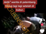 [HOAKS atau FAKTA]: Viral Wanita di Palembang Hidup lagi Setelah Dikubur