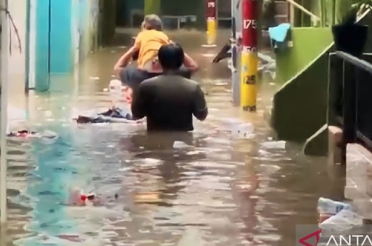 Puluhan RT di Jakarta Banjir akibat Hujan Deras Sejak Rabu