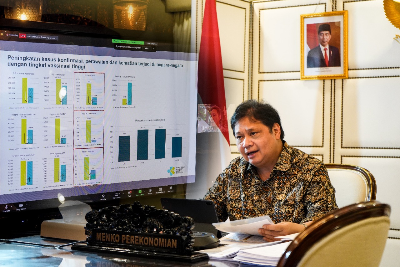 Menko Perekonomian Airlangga Hartarto. (Foto: Antara)