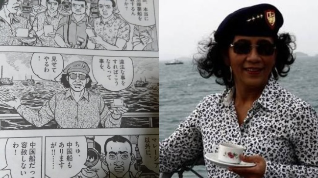 Ada Menteri Susi di Komik Jepang