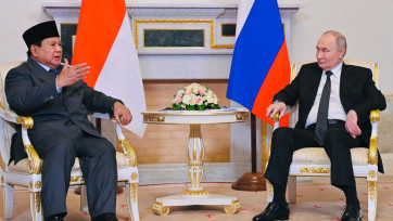 Momen Akrab Pertemuan Presiden Prabowo Subianto dengan Presiden Vladimir Putin di Rusia