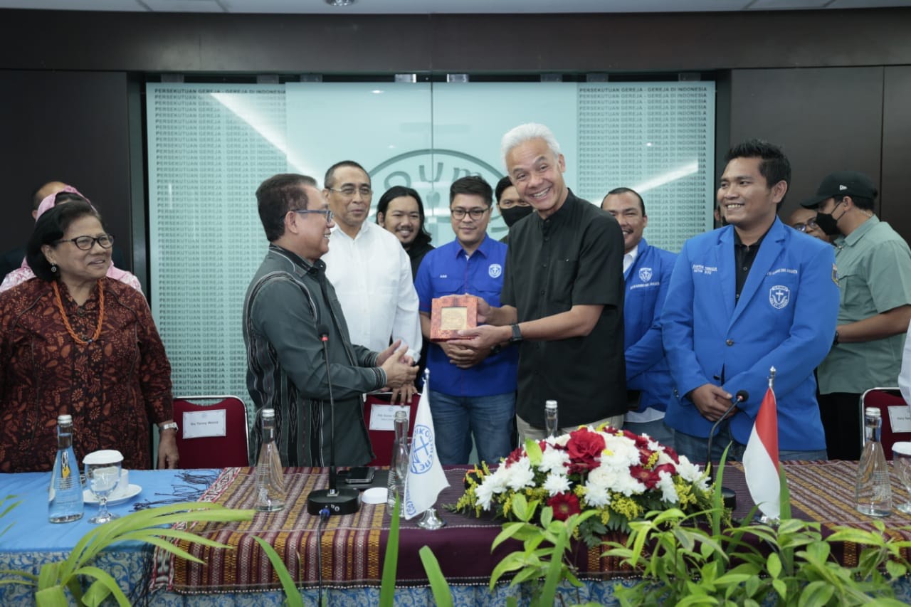 Ganjar Serap Aspirasi Pengurus Persekutuan Gereja, Cerminkan Semangat Toleransi Umat Beragama