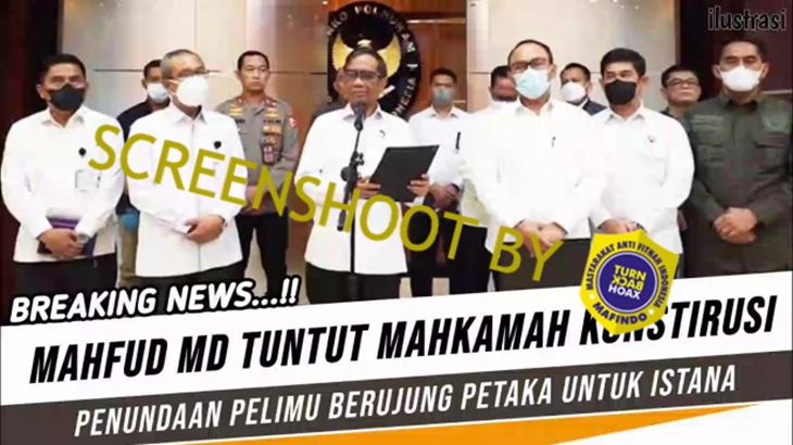 [HOAKS atau FAKTA]: MK Dituntut Rp 5 Miliar karena Penundaan Pemilu