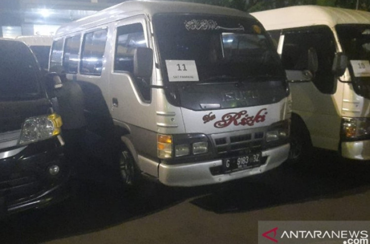 Polda Metro Jaya Amankan 115 Kendaraan Angkut Pemudik