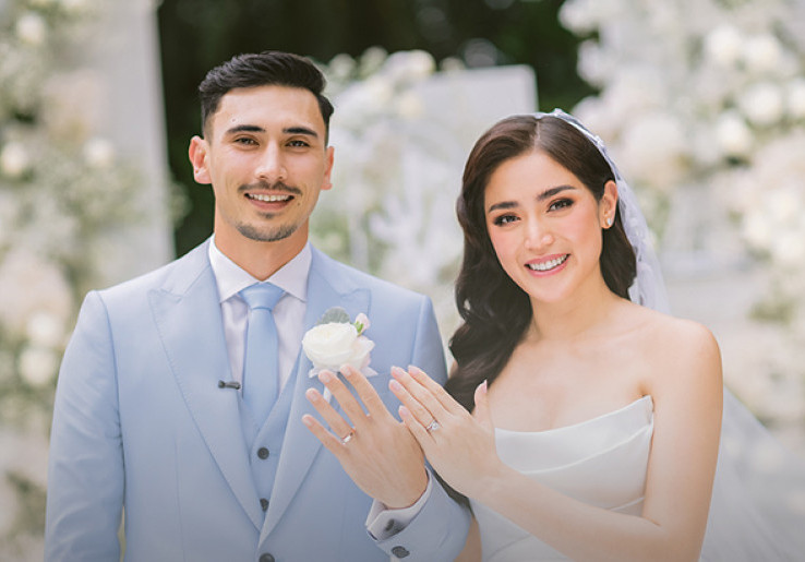 Uniknya Gaun Pernikahan Jessica Iskandar 