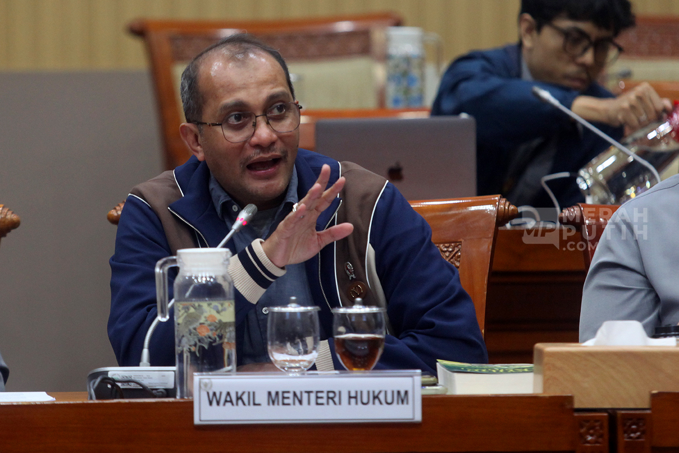 Raker Wamenkum Edward Omar Sharif dengan Komisi III DPR bahas RUU Penyesuaian Pidana