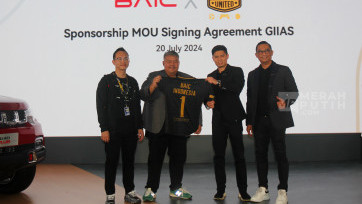 BAIC Indonesia dan Dewa United Resmikan Kerjasama di Ajang Otomotif GIIAS 2024