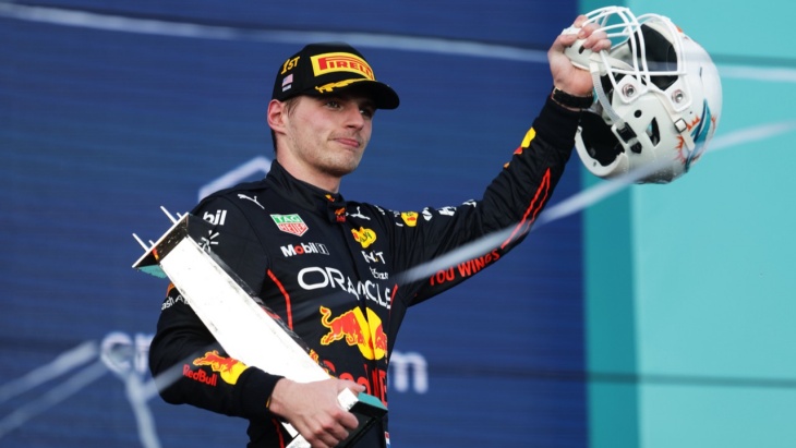 Podium Back-To-Back, Mobil Lubricants Sanjung Penampilan Max Verstappen di GP Miami 2022