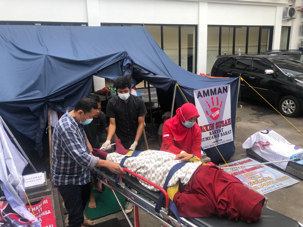5 Peserta Aksi Mogok Makan di Komnas HAM Tumbang  