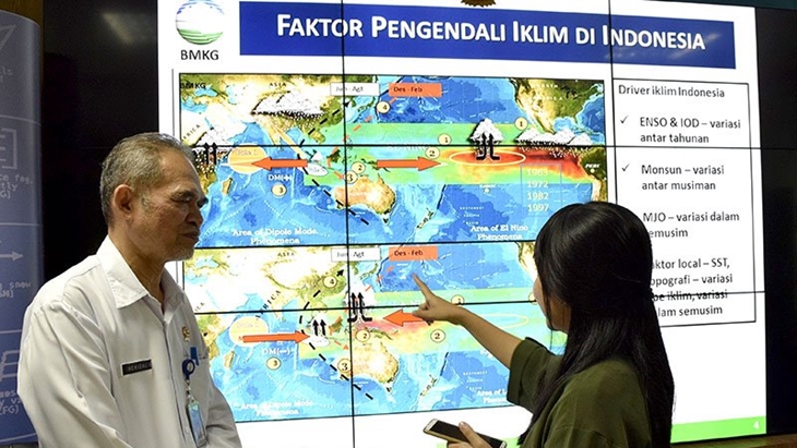 Ilustrasi BMKG. (Antaranews)